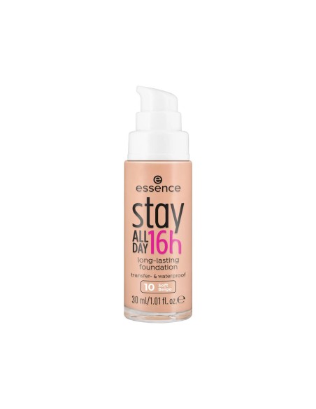 Essence Stay All Day 16h Long Lasting Foundation 10 Soft Beige 30ml