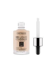 Catrice HD Liquid Coverage Foundation 010 Light Beige 30ml 2