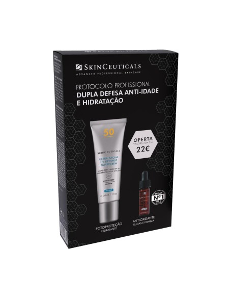 SkinCeuticals Protocolo Profesional Antiedad e Hidratante Doble Defensa