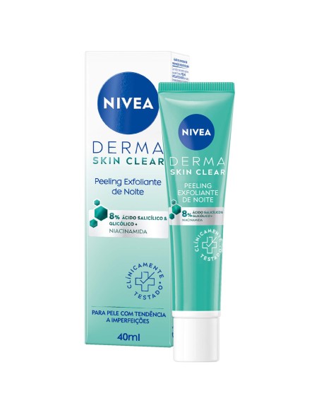 Nivea Derma Skin Clear Peeling Night Exfoliator 40ml