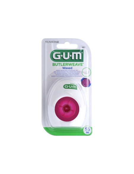 Cinta dental encerada Butlerweave de goma 55m