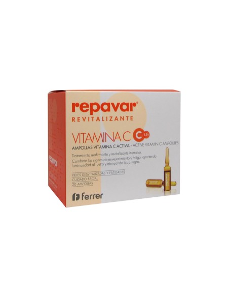 Repavar Revitalizante Vitamina C Ampolas x20