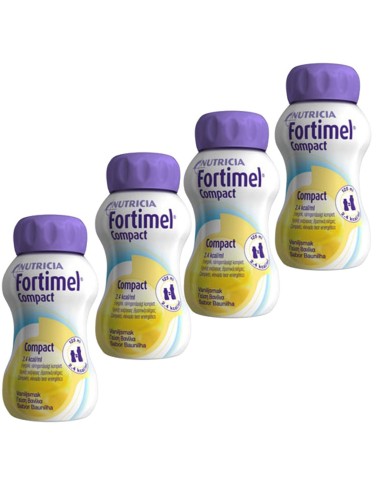 Fortimel Compact Suplemento Hipercalorico Vainilla Pack 4 x 125ml