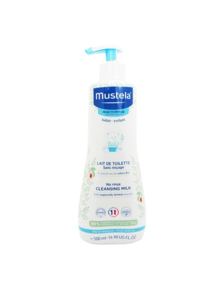 Limpieza de leche Mustela sin enjuague 500ml