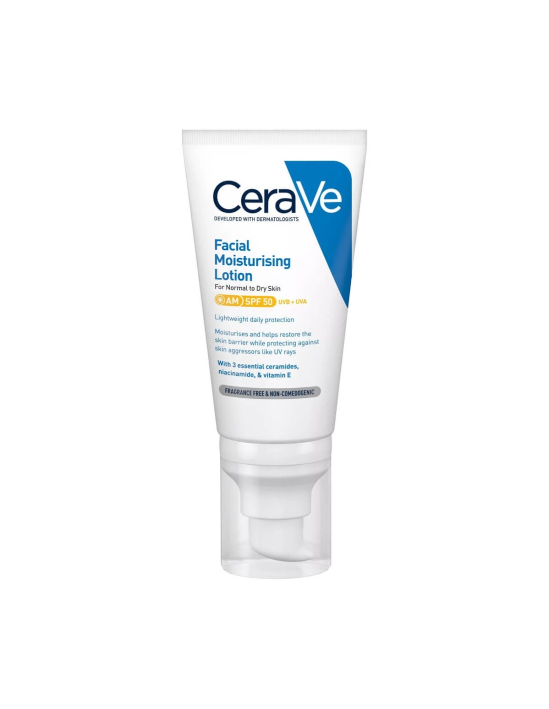 Cerave Loción Hidratante De Rostro Spf50 52ml