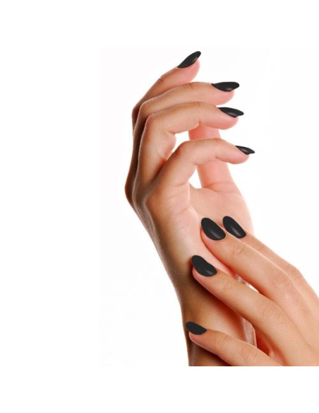 Beauty UK Glam Nails no6 Black 9ml