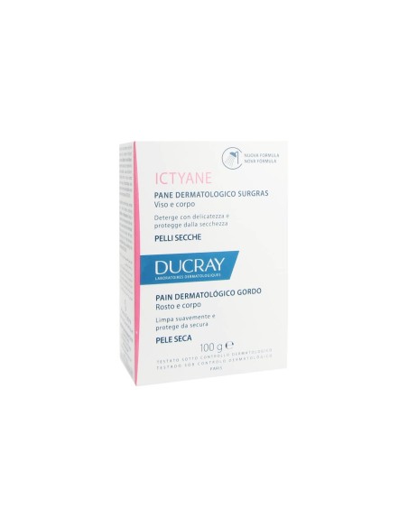 Ducray Ictyane Pastilla Dermatológico Sobregraso 100gr