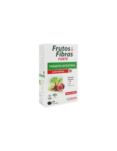 Ortis Frutas y Fibras Efecto Rápido 24 Comprimidos