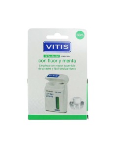 Vitis Fita Dentária Encerado Menta y Fluor 50m