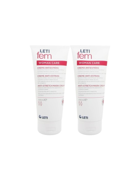 Letifem Woman Care Crema Anti-Estiramiento 200ml x2
