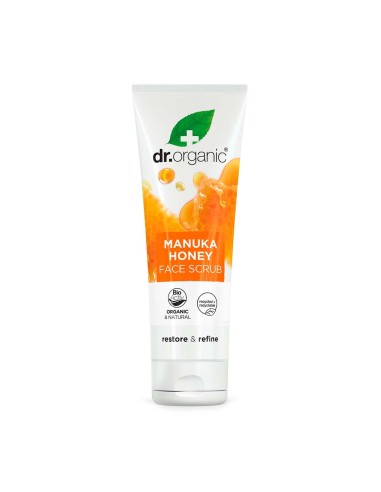 Dr.Organic Mel de Manuka Bio Exfoliante Facial 125ml