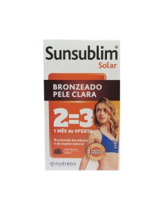 Nutreov Trío Sunsublim Bronceado Piel Clara 28 Cápsulas
