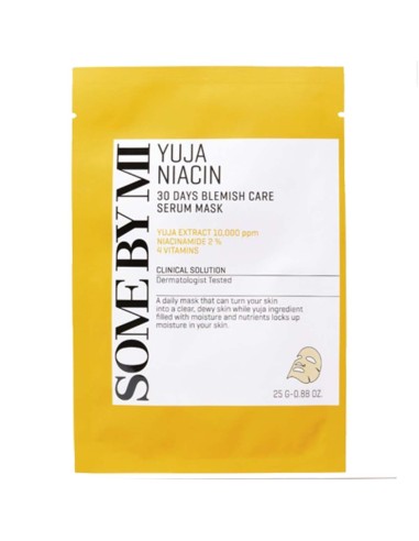 Some By Mi Yuja Niacin Mascarilla de Suero Antimanchas de 30 Días 25g