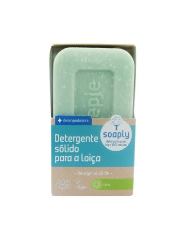 Soaply Detergente Lavavajillas Sólido Lima 120g