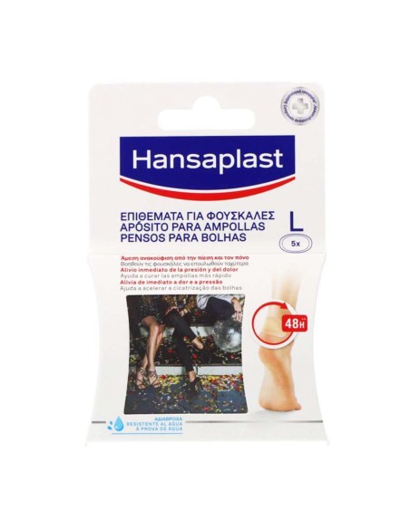 Hansaplast Apósito para Ampollas L 5 Unidades