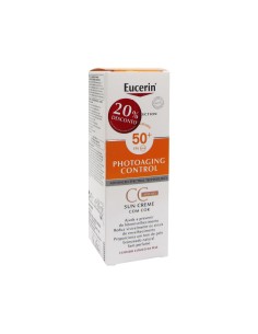 Eucerin Crema Solar con Color Facial FPS50 Tono Medio 50ml 2