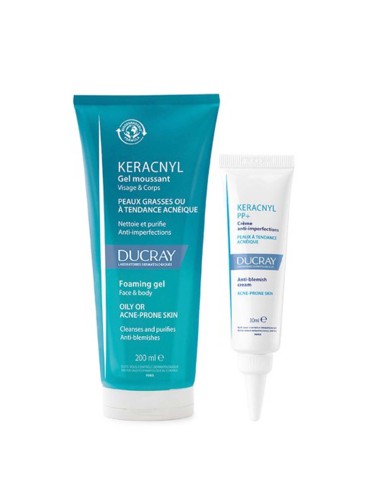 Ducray Keracnyl PP Crema 30ml y Gel Limpiador 200ml