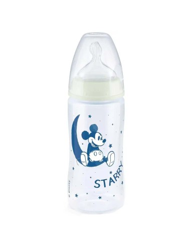 Nuk First Choice Biberón Disney Nocturno Tetina Silicona M 6-18m 300ml