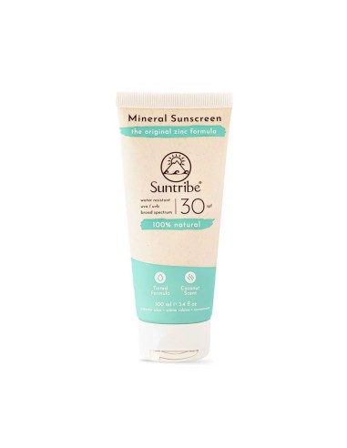 Suntribe Protector Solar Mineral SPF 30 Con Color 100ml