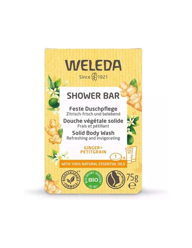 Weleda Jabón de Ducha Sólido Frescor Energizante Cítricos 75g