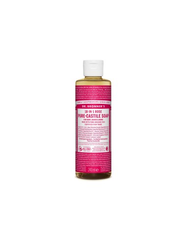 Dr. Bronners Jabón Líquido Biológico Rosa 240ml