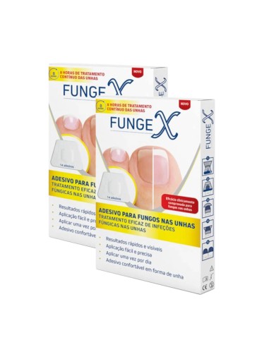 Fungex Adhesivo para Hongos en las Uñas 2 x 14 unidades