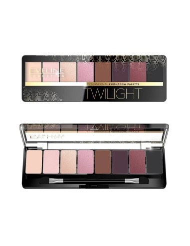 Eveline Cosmetics Eyeshadow Palette 8 Colors Twilight