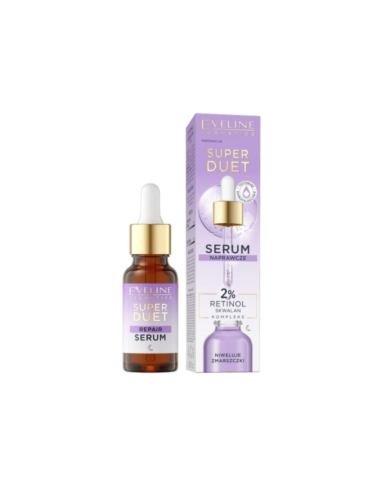 Eveline Cosmetics Super Duet Serum Reparador con Retinol 18ml