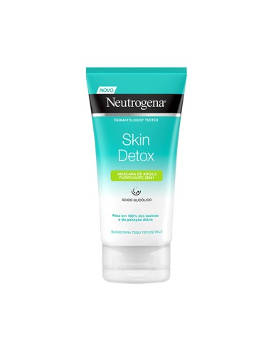 Neutrogena Skin Detox Mascarilla de Arcilla Purificante 2 en 1 150ml