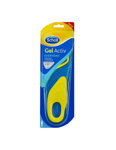Scholl Gelactiv Plantilla Gel Uso Diario Hombre X2
