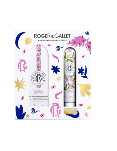 Pack Roger & Gallet Feuille Thé Agua Perfumada 30ml y Crema de Manos 30ml Oferta