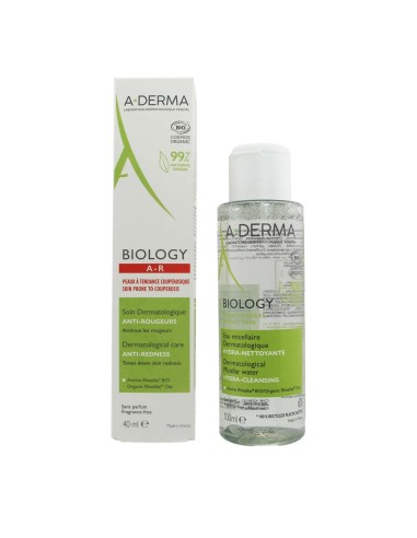 A-Derma Pack Biology A-R 40ml y Biology Agua Micelar 100ml