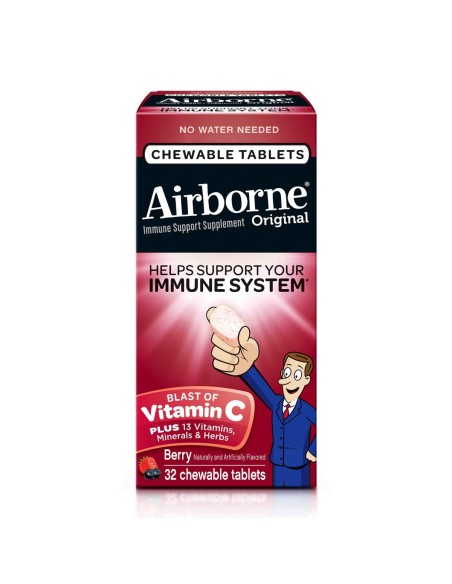 Airborne Frutas del Bosque Pastillas Masticables X32