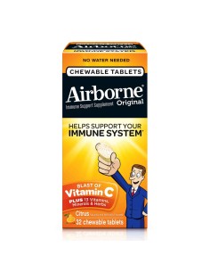 Airborne Naranja Pastillas Masticables X32