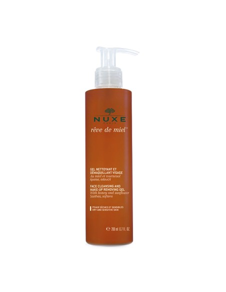 Nuxe Rêve de Miel Gel Limpiador y Desmaquillante Facial 200ml