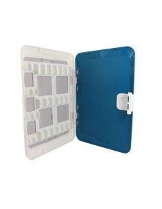 Pilbox Caja para Medicamentos Homeopáticos Compacta 18 Tubos + 8 Dosis