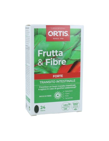 Ortis Frutas y Fibras Efecto Rápido 24 Comprimidos