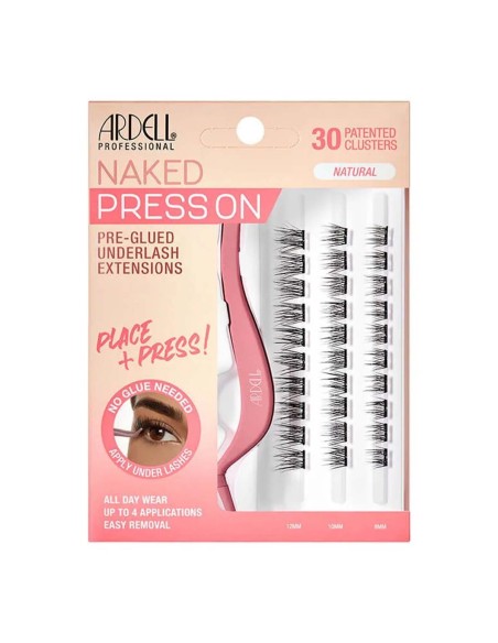 Ardell Naked Press On Pre Glued Underlash Extensons Natural 30uni