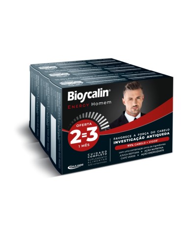 Bioscalin Energy Hombre Suplemento Alimenticio 3x30 Comprimidos