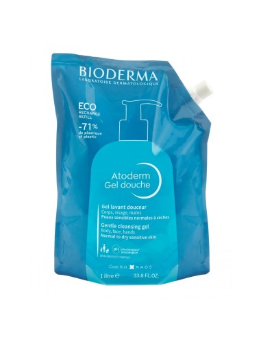 Bioderma Atoderm Gel de Ducha Recarga 1000ml