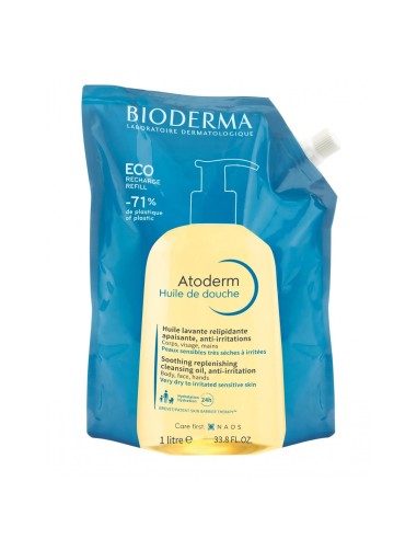 Bioderma Atoderm Aceite de Ducha Recarga 1000ml