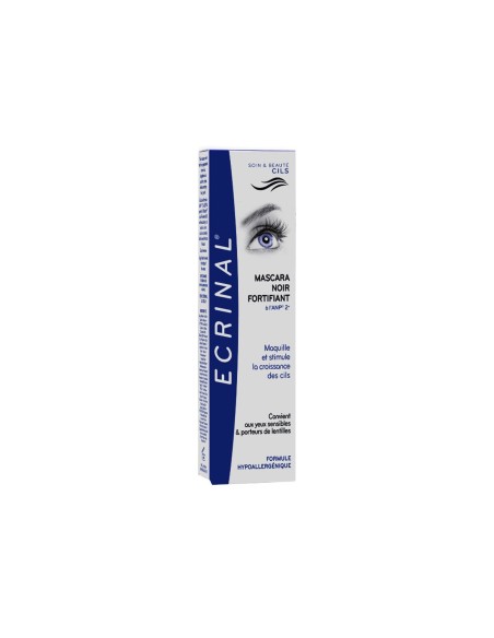 Ecrinal Máscara de Pestañas Negra Fortificante 7ml