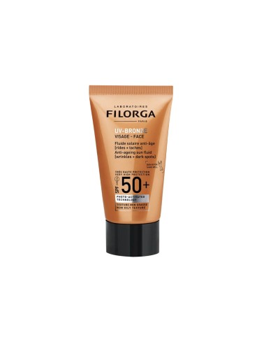 Filtración UV-Bronce Fluido de la cara SPF50 + 40ml