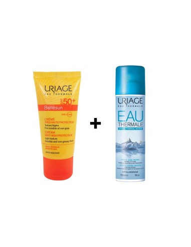 Uriage Bariésun Crema SPF50 + 50 ml + Agua Termal Eau Thermale 50 ml