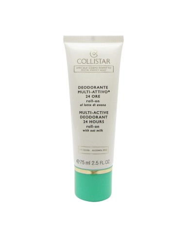 Collistar Desodorante Multi-activo Roll-on 24h con Leche de Avena 75ml