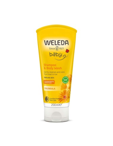 Weleda Baby Champú y Gel de Ducha de Caléndula 200ml