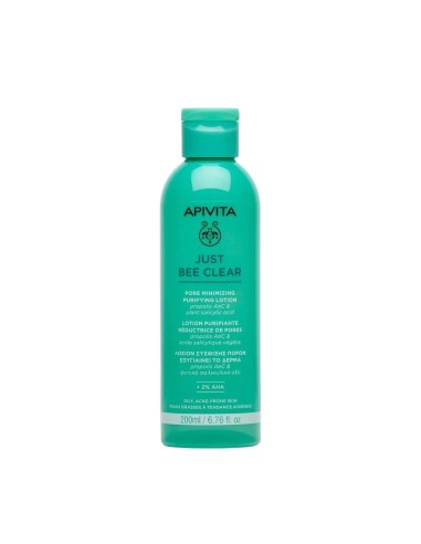 Apivita Just Bee Clear Loción Purificante Minimizadora de Poros 200ml