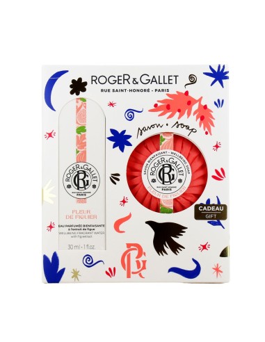 Pack Roger & Gallet Fleur Figuier Agua Perfumada 30ml y Jabon 100g Oferta