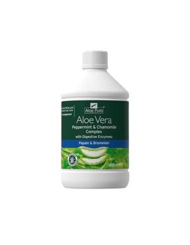 Aloe Pura Aloe Vera Complex Menta y Manzanilla con Enzimas Digestivas 500ml