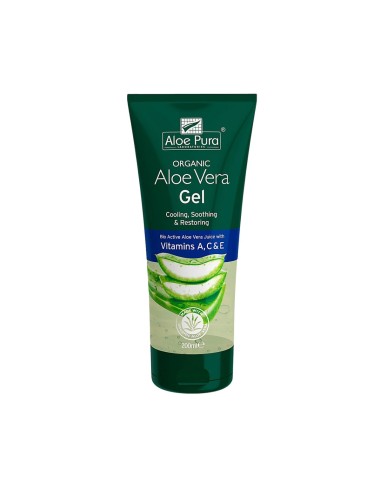 Aloe Pura Gel de Aloe Vera Orgánico con Vitaminas A, C y E 200ml